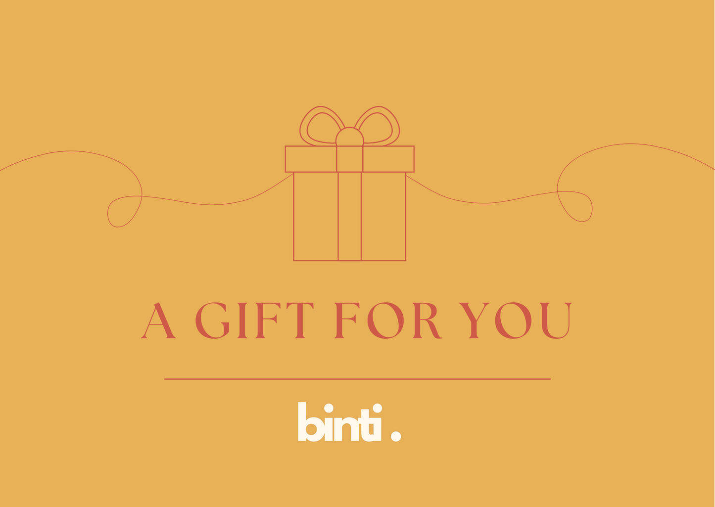 BINTI gift card